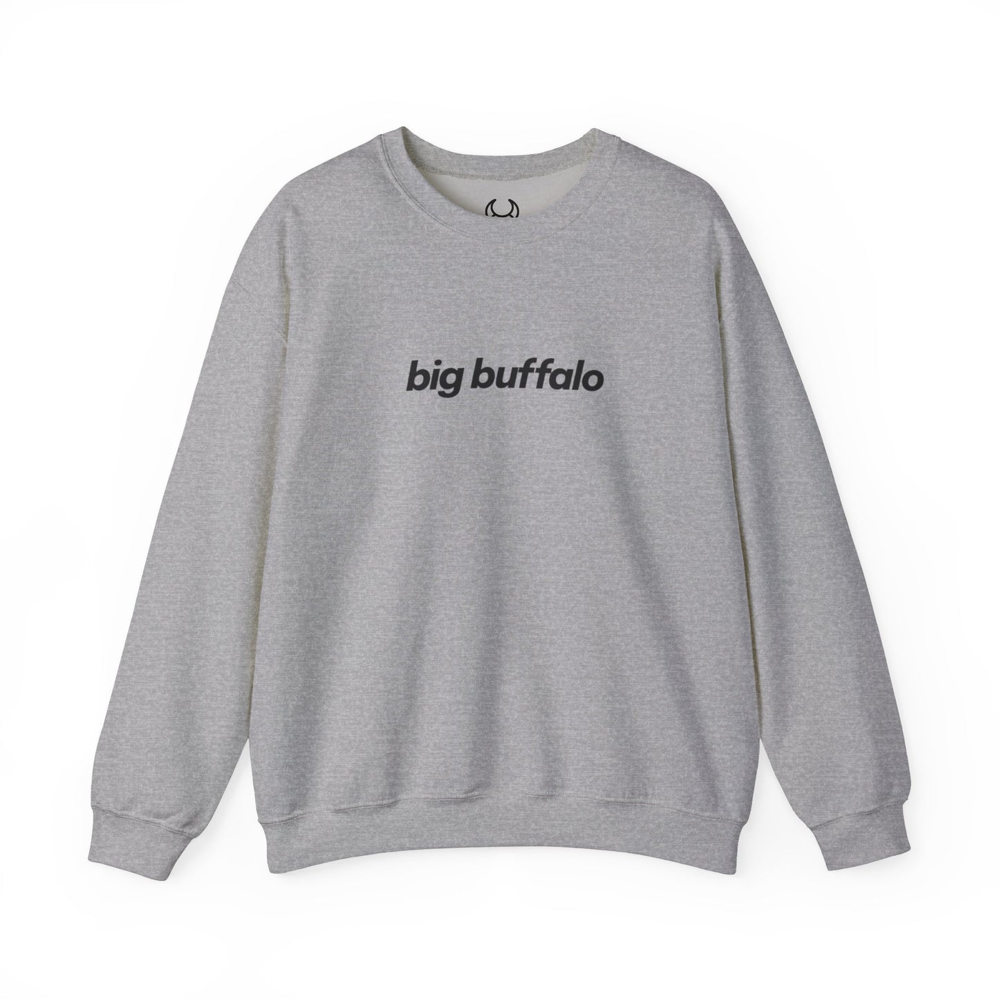 BIG BUFFALO grey hooded sweatshirt