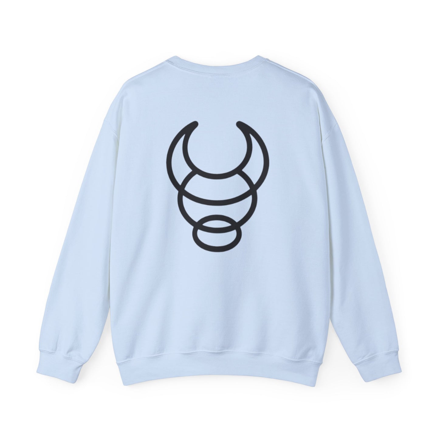 Sudadera sin capucha BIG BUFFALO azul clarito