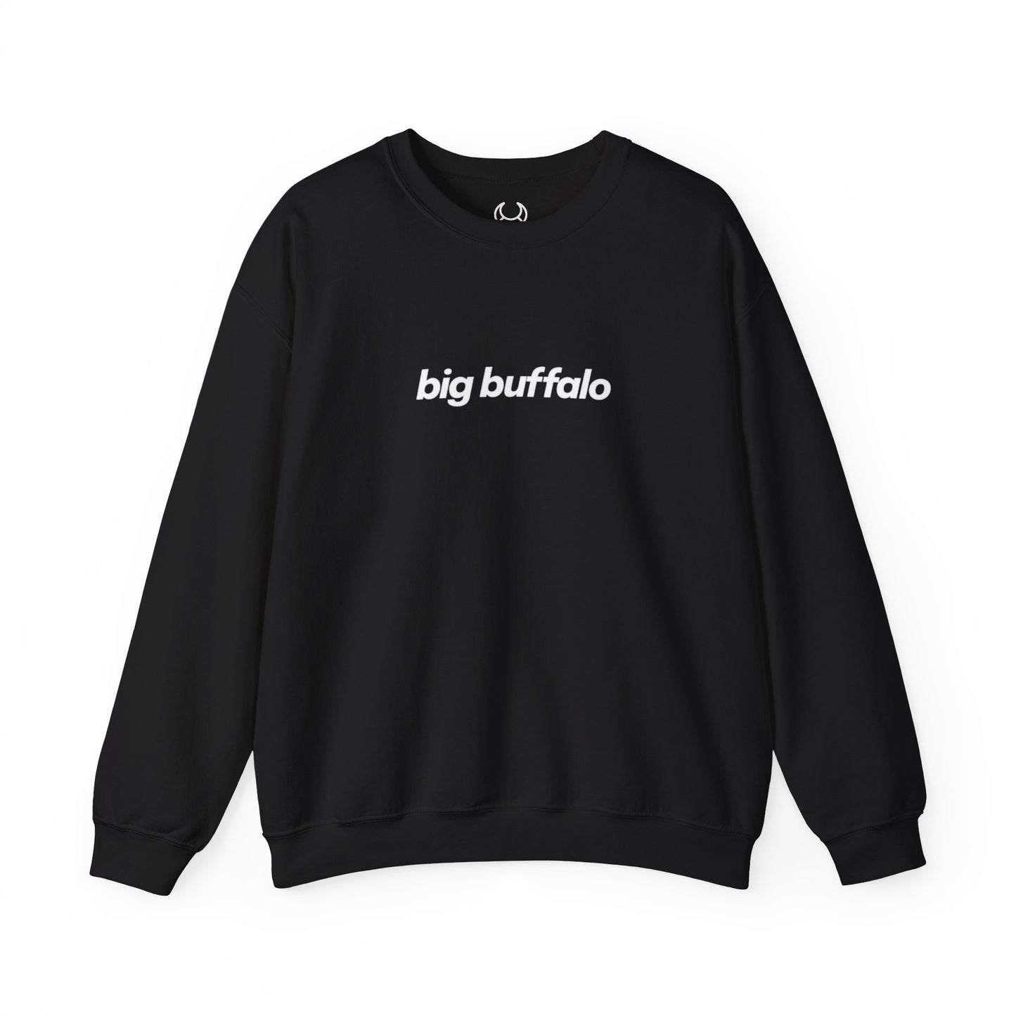 BIG BUFFALO black hooded sweatshirt
