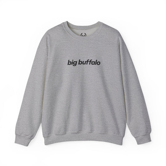 BIG BUFFALO grey hooded sweatshirt