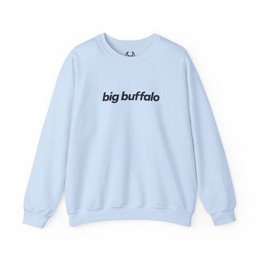 BIG BUFFALO light blue hooded sweatshirt
